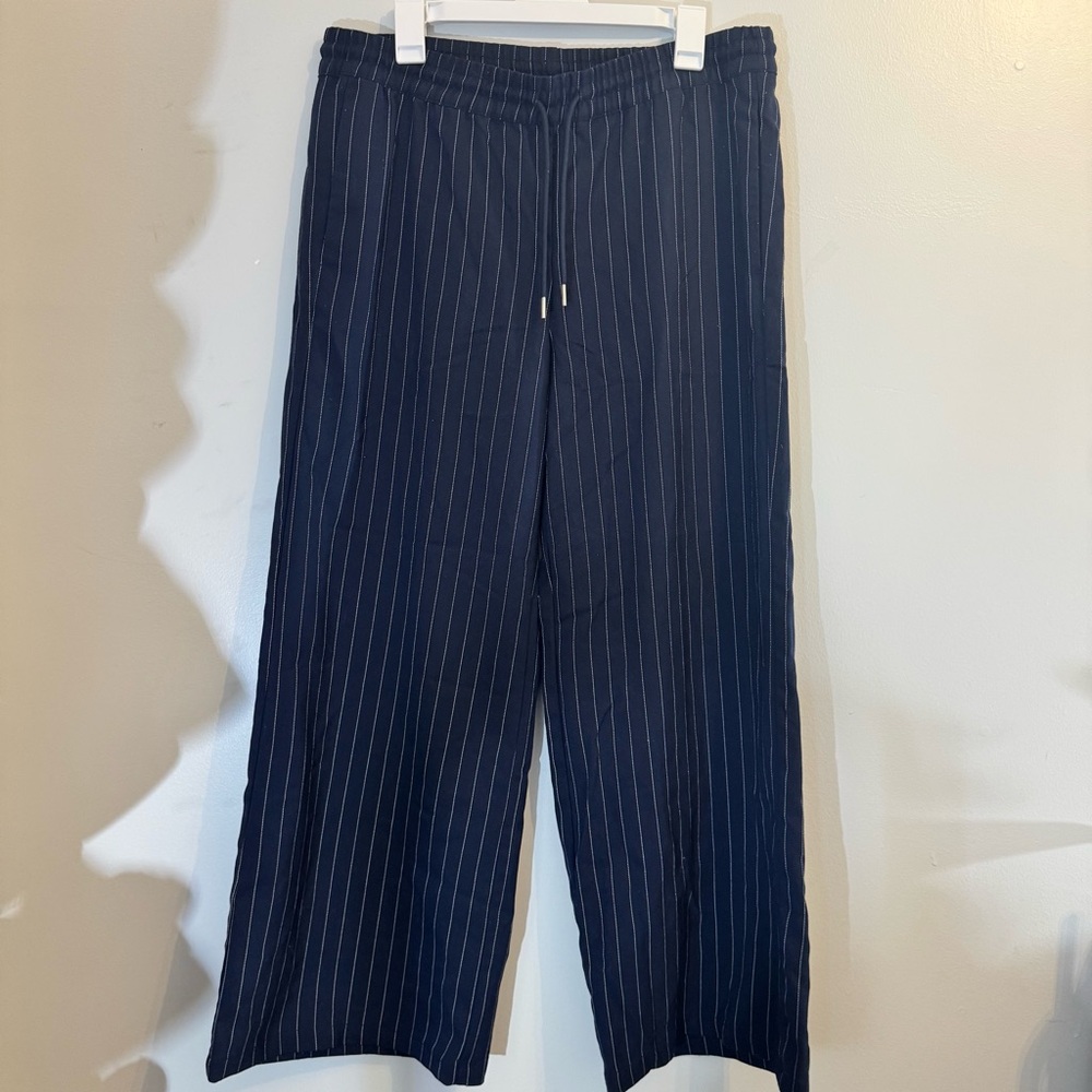H&M Blue Pinstripe Trouser